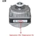 thumbnail image 4 of Motor de ventilador de nevera de 220v, nevera, congelador, nevera ventilada, 25W, 35W, 40W, 60W, para congelador de armario frío ventilado esquí esquí Gafas de esquí, 4 of 5
