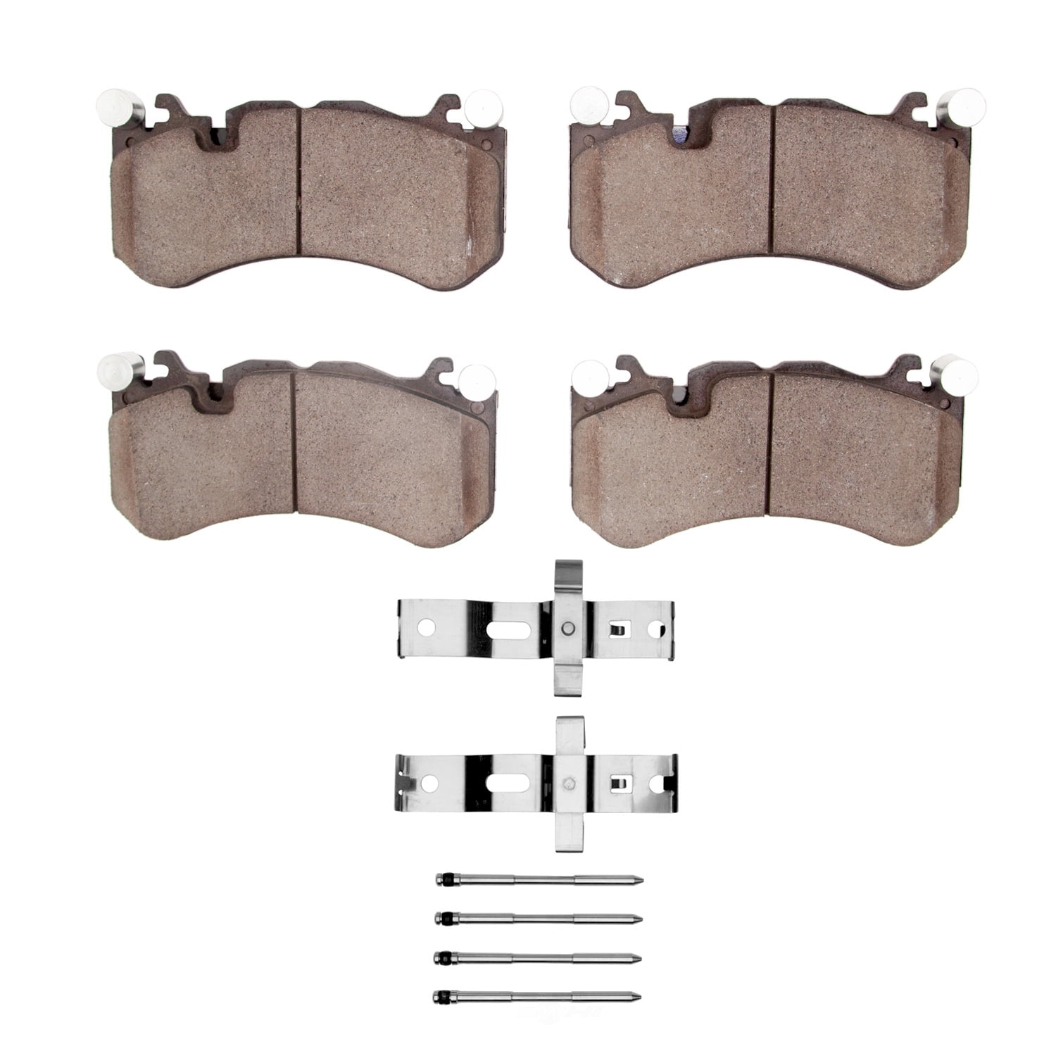Dynamic Friction Company 1600-1291-01 DFC EURO 5000 Ceramic Brake Pads and Hardware Kit