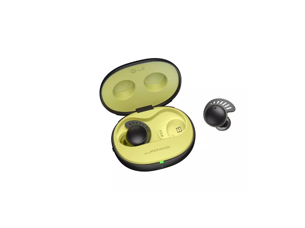 LG TONE Free TF8 Swivel Grip Technology True Wireless Bluetooth UV nano+ Earbuds - Black