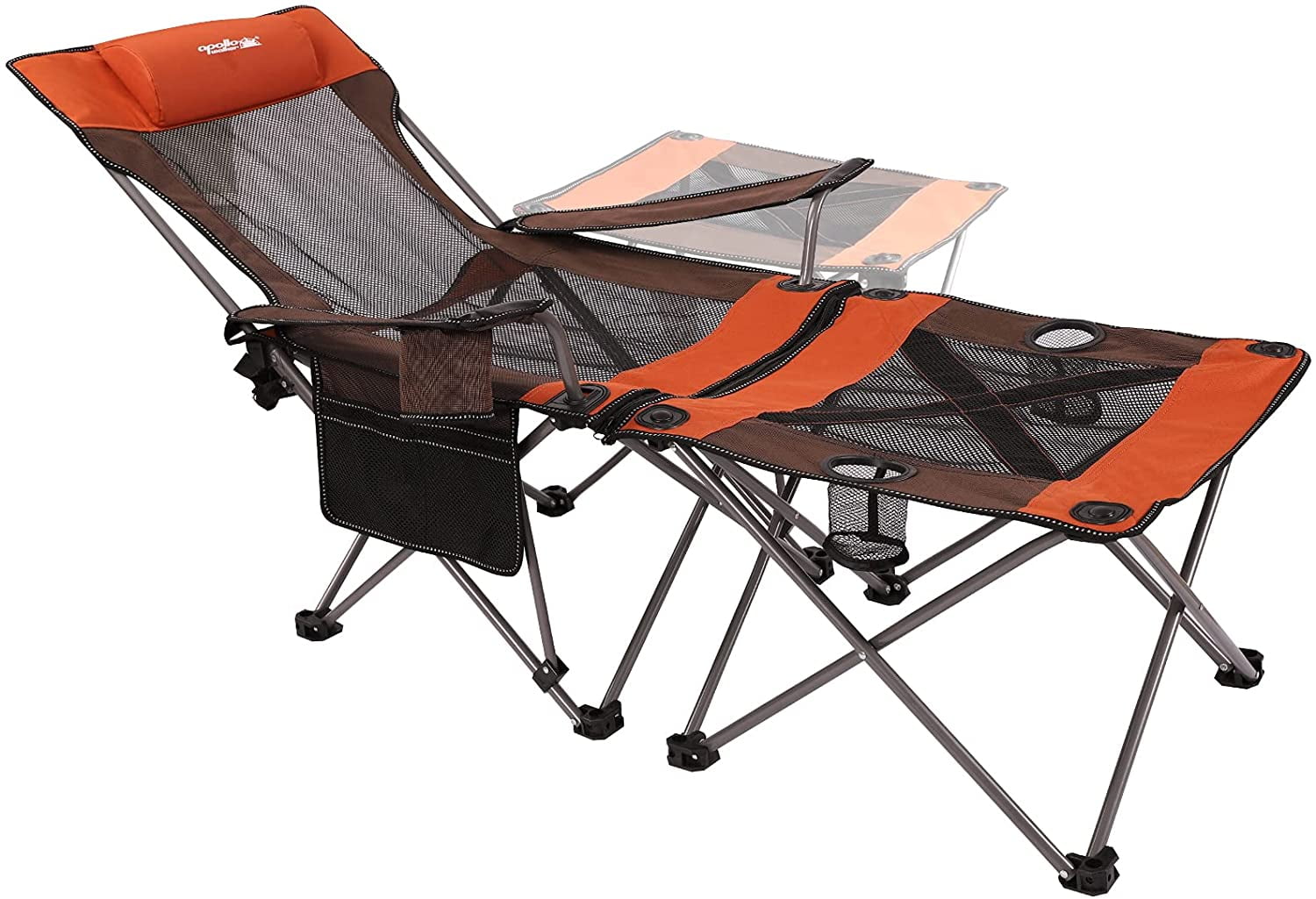 1/2PCS Lightweight Portable Folding Chair Outdoor Camping Fishing Beach Chair 