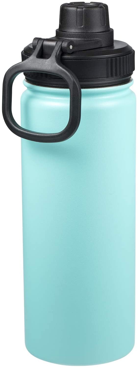 Yerbam Sports Flask Water Bottle with One-Touch Open Chug Lid & Covered  Straw Lid Wide Mouth Direct Drink Paracord Strap Dishwasher Safe Leakproof  Sweat-Free BPA-Free (24ozP - Tropical Violet) - Yahoo Shopping