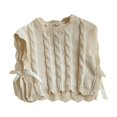 thumbnail image 1 of Chaleco tejido para bebés de 1 a 7 años, suéter para niñas de Primavera/otoño, chaqueta, prendas de vestir holgadas sin mangas con cuello redondo para chico, 1 of 6