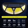 thumbnail image 4 of Luz solar Sensor de movimiento para exteriores Luz de pared solar con 3 modos de iluminación IP44 Luz de seguridad solar a prueba de agua Luces de inundación solares reutilizables Luz de calle solar L, 4 of 11
