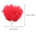 thumbnail image 4 of SHOWERORO Lot de 54 Pompons Rouges pour Cheerleaders pour Enfants, 4 of 5