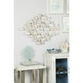 thumbnail image 2 of DecMode White Wood Handmade Fish Wall Decor, 2 of 10