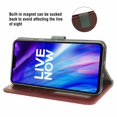 thumbnail image 3 of Mobile Phone Cover for Lg V40, Cover Premium Pu Leather Tpu Flip Cover Magnetic Closure Card Compartment Stand Function Wallet with Lanyard Protective Cover, 3 of 7