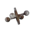thumbnail image 6 of 5", 7", 9"W Silver Metal Jack Sculpture, by CosmoLiving by Cosmopolitan (3 Count), 6 of 15
