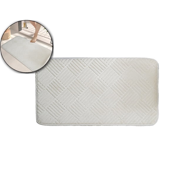 Dvruxg Front Door Mat, Dirt Trapper Welcome Mat for Outdoor Indoor, Waterproof Doormat, Durable Machine Washable Entry Rug for Back Door Outside Patio Porch