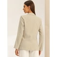 thumbnail image 3 of DARING DIVA Double Breasted Work Office Blazer XL Khaki, 3 of 6