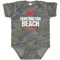 thumbnail image 3 of Inktastic Sunset Huntington Beach Girls Baby Bodysuit, 3 of 5