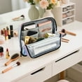 thumbnail image 7 of Standing Pencil Case with Base Large Capacity Stationery Pouch Pen Bag with Zipper for Women Men Pastel Beautiful Cat, 7 of 7