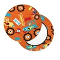 thumbnail image 2 of Kll Monster Truck,Truck Cartoon Round Bar Chair Cushion Cover 12 Inch,Bar Stool Protector With Elastic, Soft Washable, 2 of 7