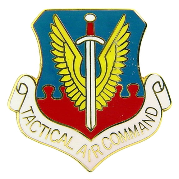 US Air Force Tactical Air Command Military Lapel Pin