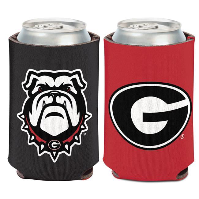 One Size WinCraft NCAA Georgia Bulldogs Bottle Cooler Team Colors 