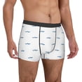 thumbnail image 5 of Men's Boxer Briefs, Cartoon Cool Shark _C Soft Comfy Mens Underwear Boxer Briefs Breathable With Widen Waist, 5 of 7