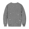 thumbnail image 6 of DOSUKRAI Halloween Sweatshirt Women 2025 Trendy Cute Ghost Graphic Long Sleeve Sweatshirt Crewneck Spooky Season Sweaters Gray,XL, 6 of 9
