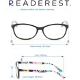 thumbnail image 6 of Readerest Blue Light Blocking Reading Glasses Tropical 250 Magnification, 6 of 7