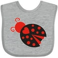 thumbnail image 3 of Inktastic Inverse Ladybug Girls Baby Bib, 3 of 4