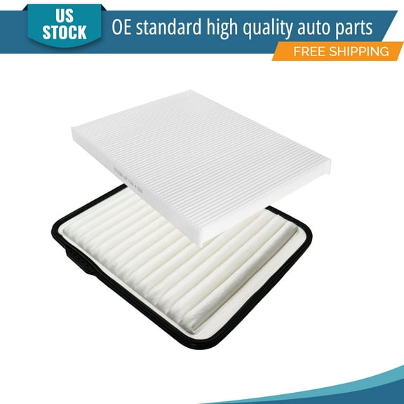 YXPCARS 2PCS Engine Air Filter & Cabin Air Filter for Buick Lucerne 2006 - 2011 (CA9492, CF10382)