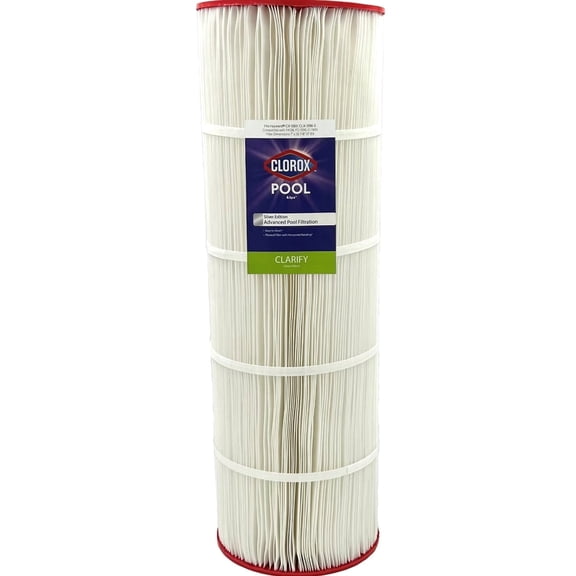 Clorox Silver Edition Advanced Pool Filter | Replacement for Hayward CX 1260, Unicel C-7495, Pleatco PA126, Filbur FC-1296, and More | 125 sq ft Pleated Filter Media