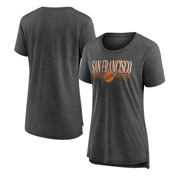 Women's Gray San Francisco Giants Toppler Tri-Blend T-Shirt