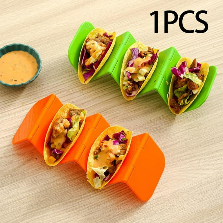 Taco Holders 304 Stainless Steel V Shaped Mexican Restaurant Pancake Rack  Tray Style Food Hard Shells Stand Kitchen Accessories - AliExpress