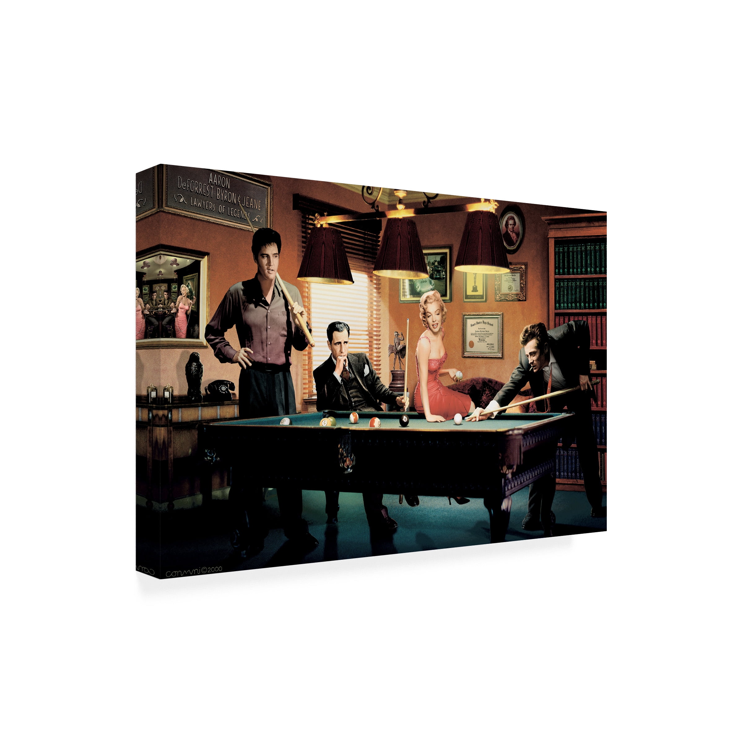Chris Consani 'Legal Action' Canvas Art