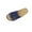Dark Blue, variant on VEKDONE Casual Sandals for Women Women's Fashion Casual Hollow Flower One-Line Spring And Summer New Wedge Heel Sandals