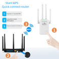 thumbnail image 3 of Repetidor inalámbrico enrutamiento amplificador de señal wifi red de 300m confiable en el día a día, 3 of 3