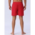 thumbnail image 3 of DARING DIVA Men's Elastic Waist Drawstring Surfing Board Shorts 30 Red, 3 of 6