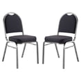 thumbnail image 2 of National Public Seating 9200 Series Fabric Stacking Chair - 2 Pack, 2 of 11