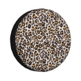 thumbnail image 1 of Fotbe Leopard Funda de Llanta de Repuesto con Estampado, Engrosada, Ajuste Universal para Jeep, Remolque, RV, SUV, Camión-17 inch, 1 of 6