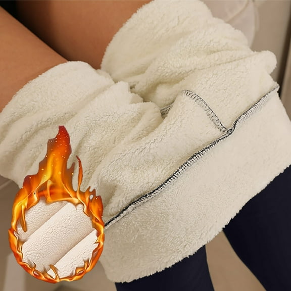FNFYFH Long Johns for Women Thermal Leggings for Women Fleece Lined Warm Underwear Bottoms
