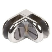 Econoco - CON/2 - Chrome 2-Way Connector for Glass Cubbies - Sold in Pack of 200