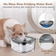 thumbnail image 1 of Tazón de Agua para Perros de 2,5 L, Antiderrames, de 86 Oz, A Prueba de Derrames, para Beber Lentamente, Comedero Transparente para Mascotas Antisalpicaduras y Sin Ensuciar, 1 of 7