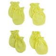 thumbnail image 1 of Bambini 116-Yellow-4-Pack Mitaines pour Bébé, Jaune - Lot de 4, 1 of 3