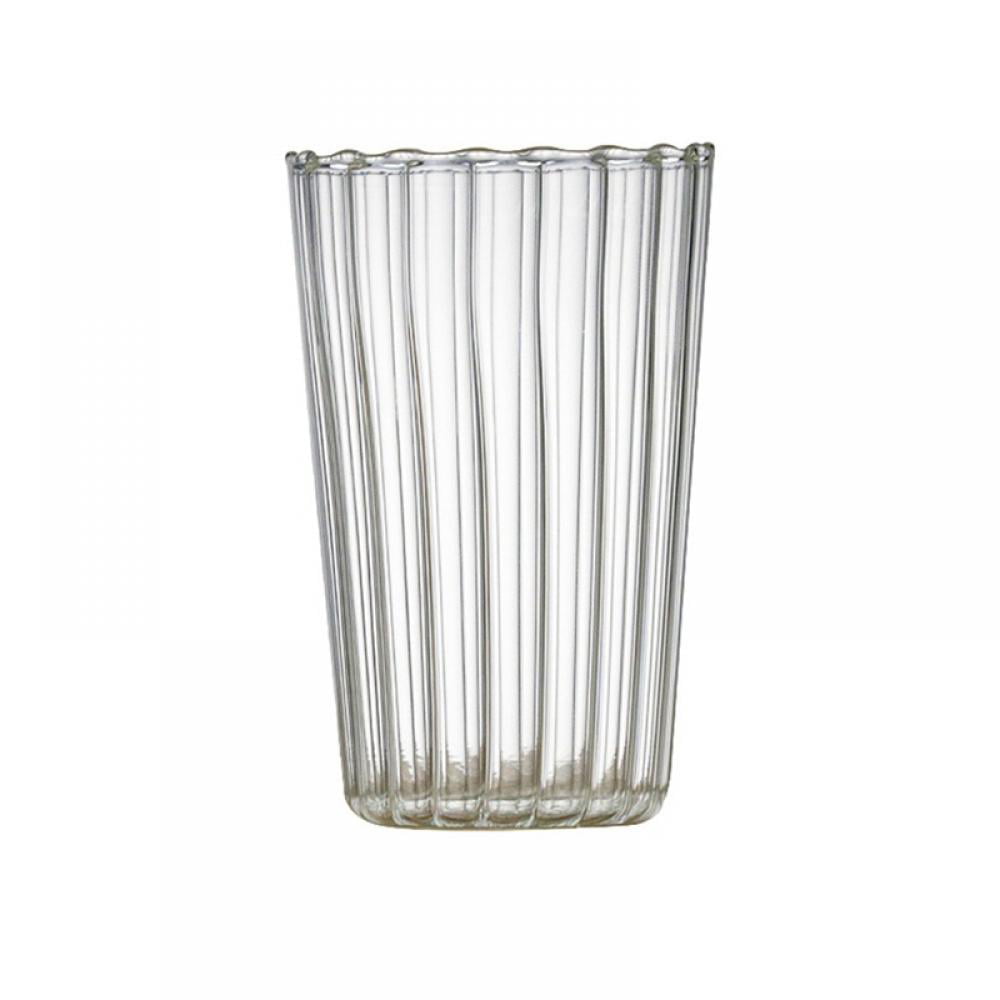 blown with borosilicate glass New Apple Glass shaped cup with leaf