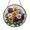 Acrylic 3.5 Inch, variant on Spring Primrose Floral Stained Glass Suncatcher Window Decor, Botanical Glass Hanging Ornament