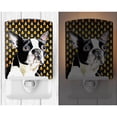 thumbnail image 2 of Caroline's Treasures SC9171CNL Boston Terrier Candy Corn Halloween Portrait Ceramic Night Light, 6x4x3", multicolor, 2 of 2