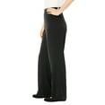 thumbnail image 3 of Woman Within Plus Size Wide Leg Ponte Knit Pant Pants, 3 of 4