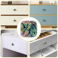 thumbnail image 5 of 4 Pieces Set Drawer Pulls Handle Square Wardrobe Cabinet Knobs with Stainless Steel Screws Furniture Kitchen Decor, 5 of 5