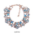 thumbnail image 2 of Becaristey Alloy Luxury Rhinestone Collar Statement In Fashion-forward Style Unique Clothing Decorations Crystal blue, 2 of 6