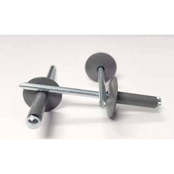 Racer's Speed Shop Gray 3/16" Rivet Small Head Exploding Banana Peel Aluminum Pop Rivets 250 pack
