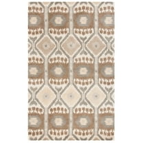 SAFAVIEH Wyndham Skylar Geometric Wool Area Rug, Natural/Multi, 8' x 10'