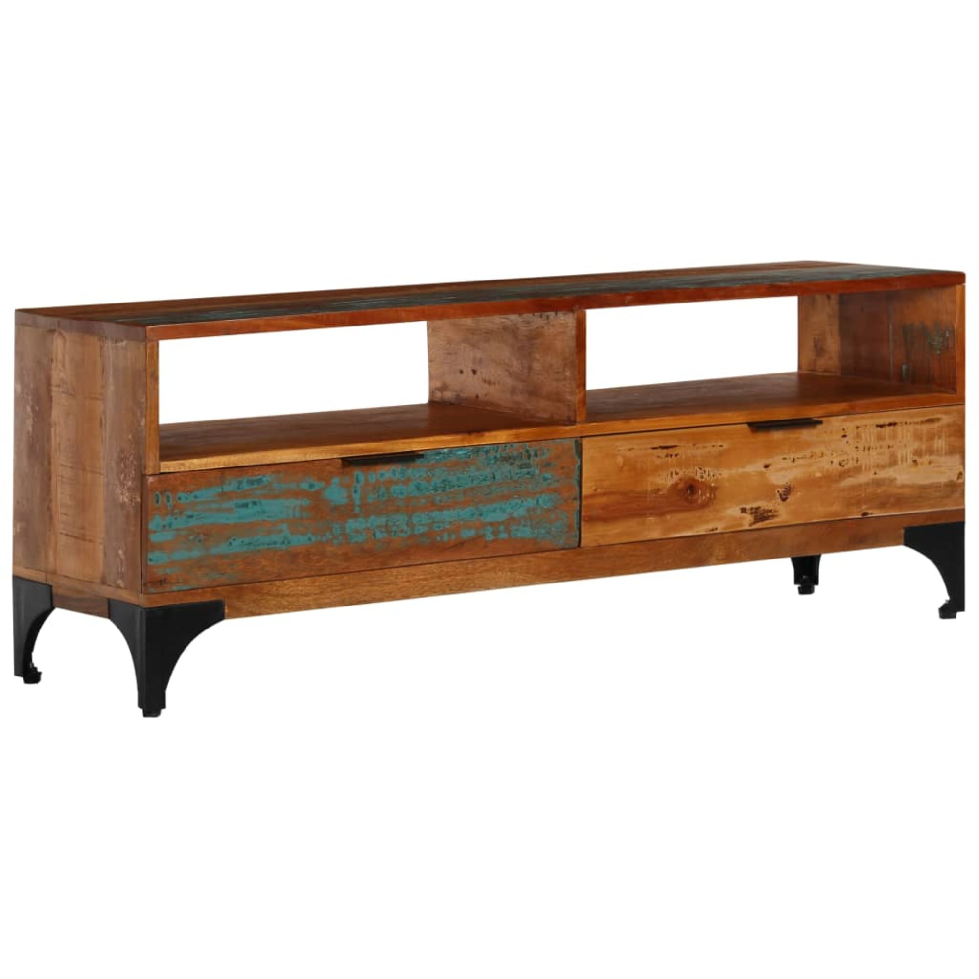 vidaXL Solid Reclaimed Wood 47" Media Console TV Stand Unit Entertainment Center 