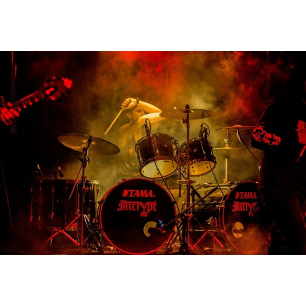 Framed Art For Your Wall Music Drummer Drum Band Kit Beat Set Drummers 10x13 Frame Walmart Com Walmart Com