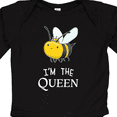 thumbnail image 4 of Inktastic I'm the Queen- cute queen bee Boys or Girls Long Sleeve Baby Bodysuit, 4 of 5