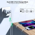 thumbnail image 3 of Cargador integrado para iPhone certificado por Apple, paquete de 2 con cable de 10 pies, 3 of 7