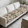 thumbnail image 2 of TSOVTHRID Cardinal Floral Vintage Print Sofa Cushion Cover, Anti Slip Couch Cover Cushion Slipcover with Elastic Bottom for Chair Loveseat Sofa Seat Slipcover Protector, 2 of 7