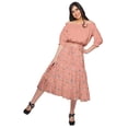 thumbnail image 2 of Moomaya Cotton Skirt With Elastic Pull-On Waist Printed Flared Skirt Summer Wear, 2 of 5